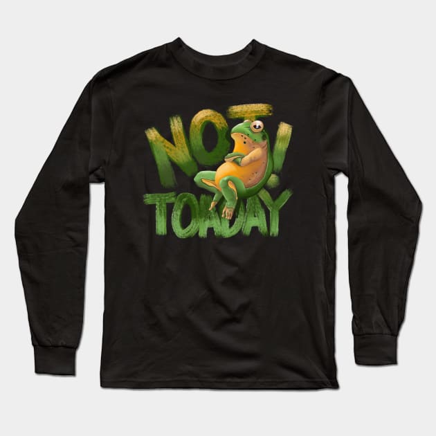 Not TOADay Long Sleeve T-Shirt by Mansemat